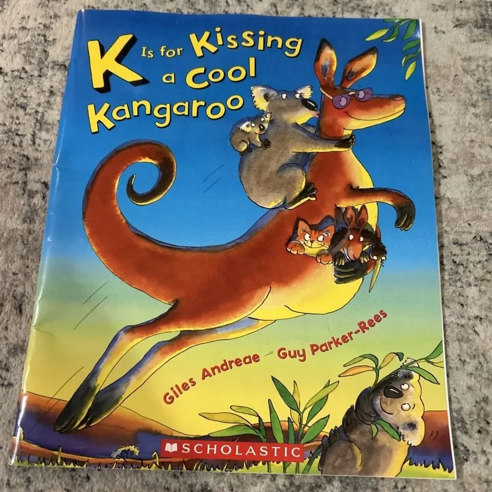K Is for Kissing a Cool Kangaroo Paperback Giles Andreae Children’s Audio Tape
